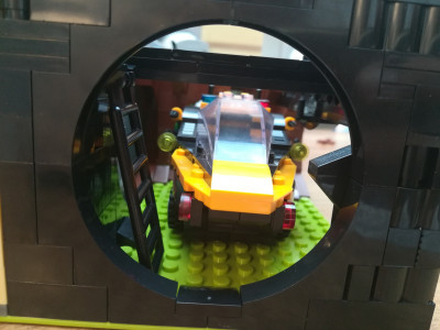 Fast am Ziel angekommen mit seinem Tunnelbohrer!