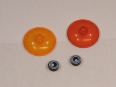 Alternativsteine für die Kontitüre und die Augen der Ente.