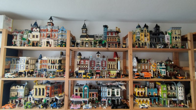 Meine komplette Stadt inkl. neuem Gebäude rechts oben.