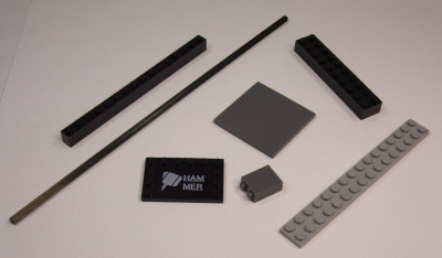 Der Print, die 32er Technik Kreuzachse ist aus Carbon, schöne 6x6er Fliesen.