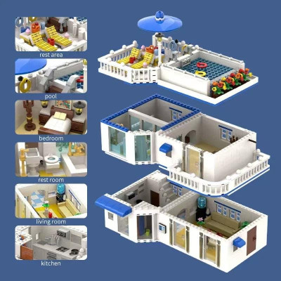 B57301 BY Toys (GDS) - Greek Vacation Villa (2025) detail2.jpg