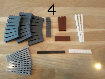 24x 1*6 brick (3009) darck bluish gray)