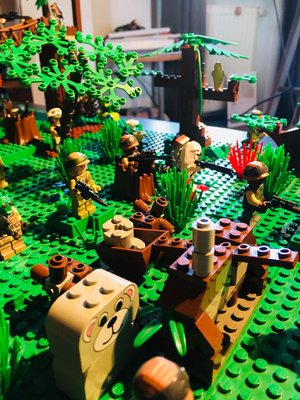 Katapult mit meinem aller ersten &quot;Ewok&quot;