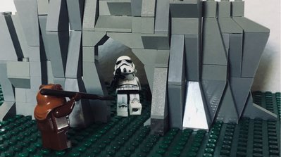 Ewok jagt Sturmtruppler