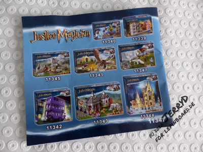 Rückseite mit Abbildungen weiterer Sets aus der Serie