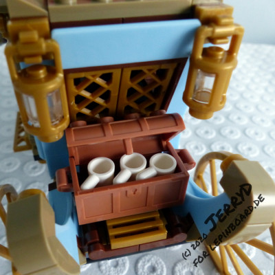 Detail der Gepäckablage
