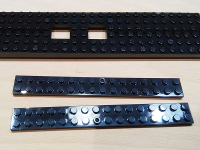 Schwarze plates